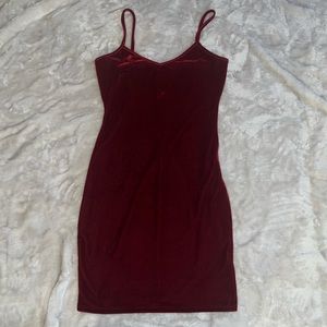 Red Velvet Dress Size M